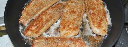 жареная тилапия в ореховой панировке. Шаг 6