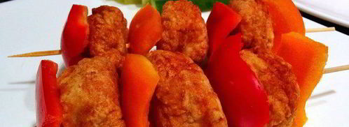 хрустящие куриные шашлычки на ужин. Шаг 6