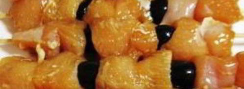 куриный шашлык в соевом маринаде с маслинами. Шаг 5