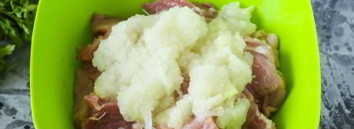 луковый маринад для шашлыка. Шаг 9