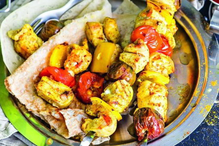 Рецепт мгновенного шашлыка из куриной грудки