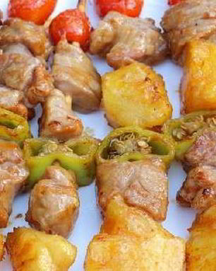 Праздничный куриный шашлык