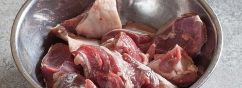 шашлык из баранины на кефире. Шаг 8