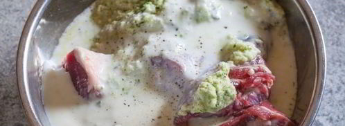 шашлык из баранины на кефире. Шаг 10