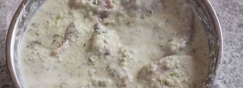 шашлык из баранины на кефире. Шаг 11