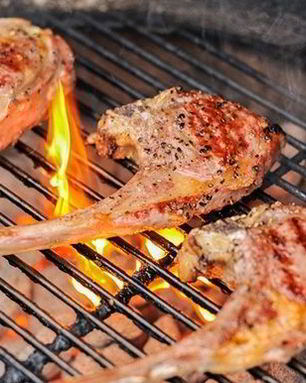 Шашлык из баранины на ребрышках