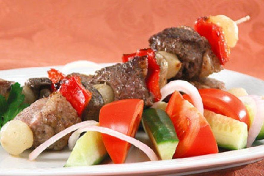 Рецепт шашлыка из баранины с грибами