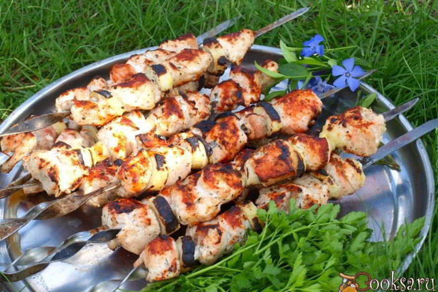 Рецепт шашлыка из индейки