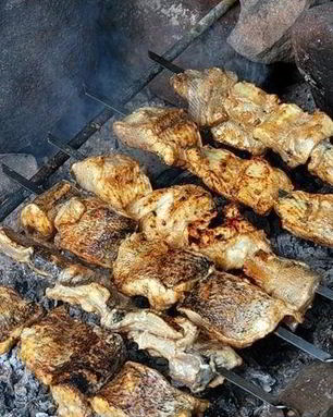 Шашлык из карпа