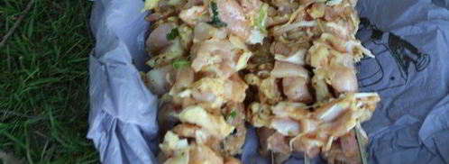 шашлык из куриного филе на минералке. Шаг 4