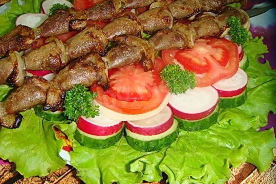 Рецепт шашлыка из куриных сердечек