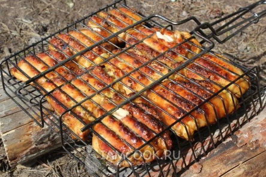 Рецепт шашлыка из курицы на решетке