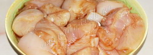 шашлык из курицы в духовке. Шаг 4