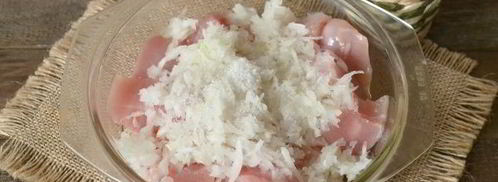 шашлык из курицы в кефире. Шаг 7