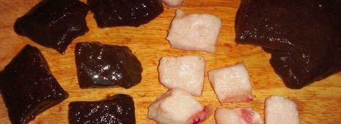 шашлык из печени с салом. Шаг 3