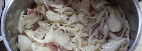 шашлык из свинины в луковом соусе. Шаг 4