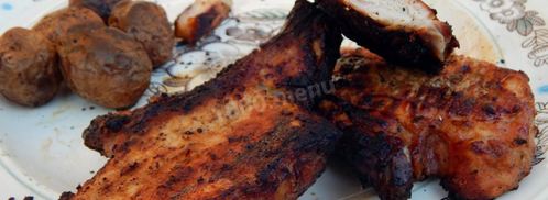 шашлык из свиной корейки. Шаг 8