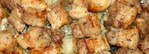 шашлык в духовке на луковой подушке. Шаг 5