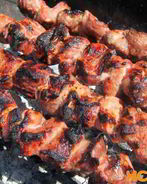 Шашлыке на минералке из свинины