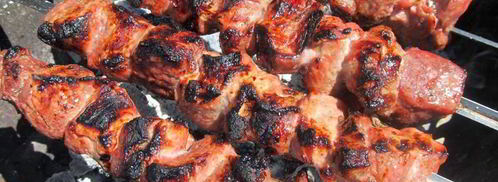 шашлыке на минералке из свинины. Шаг 7