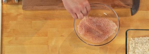 куриный шницель с рисовым драником. Шаг 5