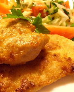 Куриный шницель с сыром