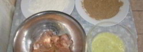 куриный шницель в панировке. Шаг 4