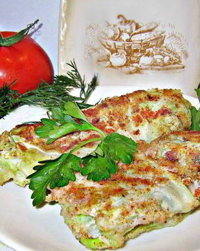 Пикантные шницели из молодой капусты