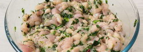 рубленые куриные шницели со шпинатом. Шаг 4