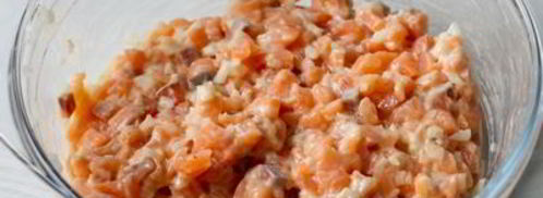 рубленые шницели из лосося. Шаг 7