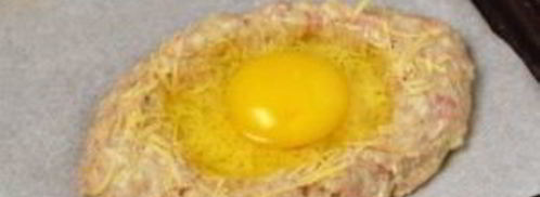 шницель из фарша с яйцом. Шаг 8