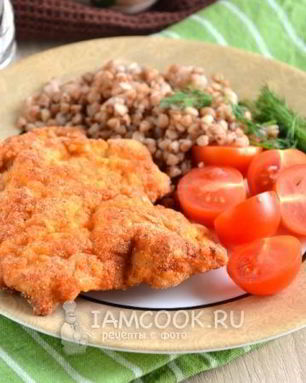 Шницель из индейки