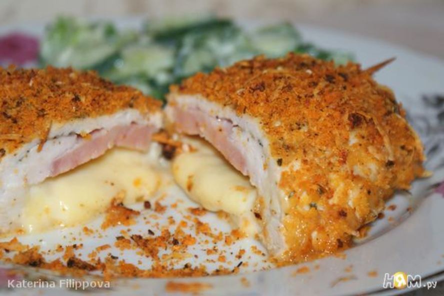 Рецепт шницеля из куриной грудки кордон блю