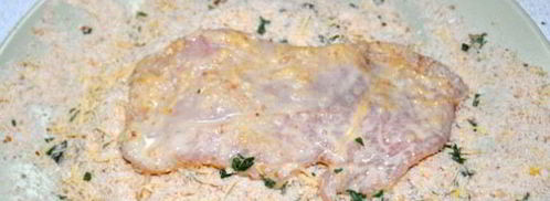 шницель из курицы по-милански. Шаг 6