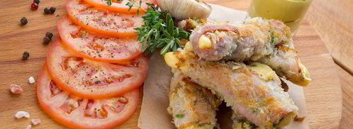 шницель с сыром в беконе. Шаг 7