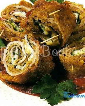 Шницели алла миланезе фаршированные