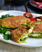 Шницели из савойской капусты с сыром