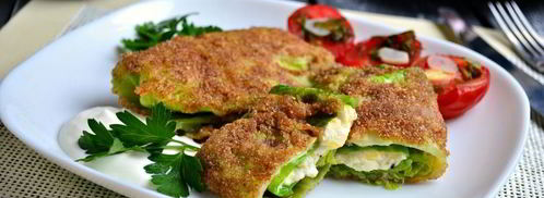 шницели из савойской капусты с сыром. Шаг 12