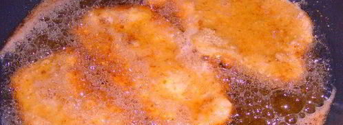 венский шницель с картофельным салатом. Шаг 7