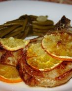 Апельсиновый стейк на косточке