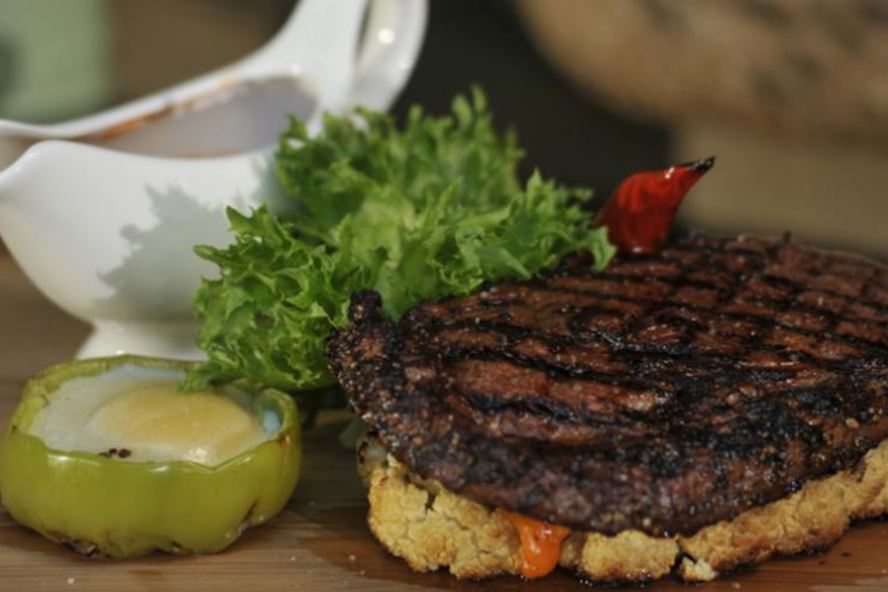 Рецепт двойного стейка