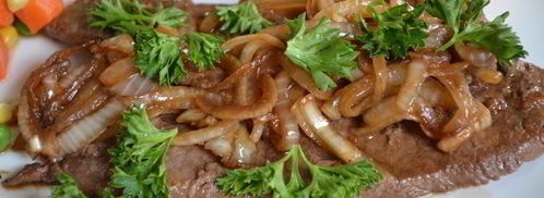 маринованные стейки с луком. Шаг 5