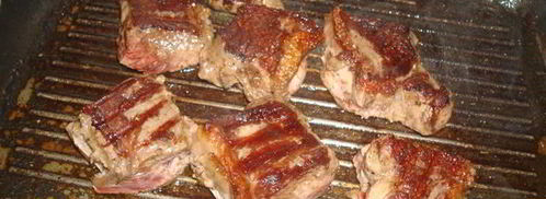 мини стейки на гриле с овощами. Шаг 6