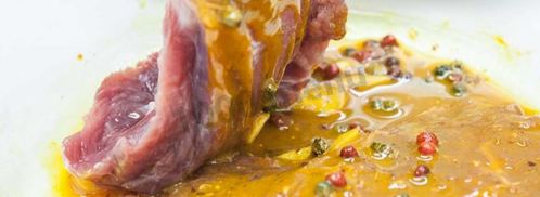 стейк из говядины с абрикосовыми дольками. Шаг 4