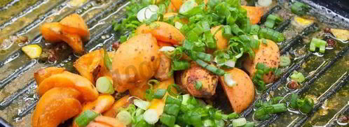 стейк из говядины с абрикосовыми дольками. Шаг 10