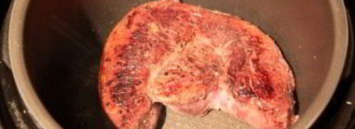 стейк из говядины в мультиварке. Шаг 4