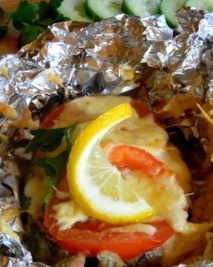 Стейк кеты в духовке