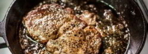 стейк рибай на сковороде. Шаг 5