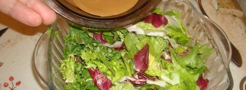 стейк с салатом микс. Шаг 13