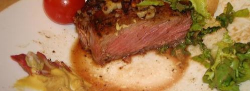 стейк с салатом микс. Шаг 16